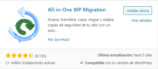 Duplicator VS All in one WP migration